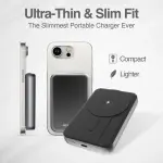 BATERÍA EXTERNA MAGNÉTICA MS10 DE 1000MAH DE ALUMINIO ARGPB1162